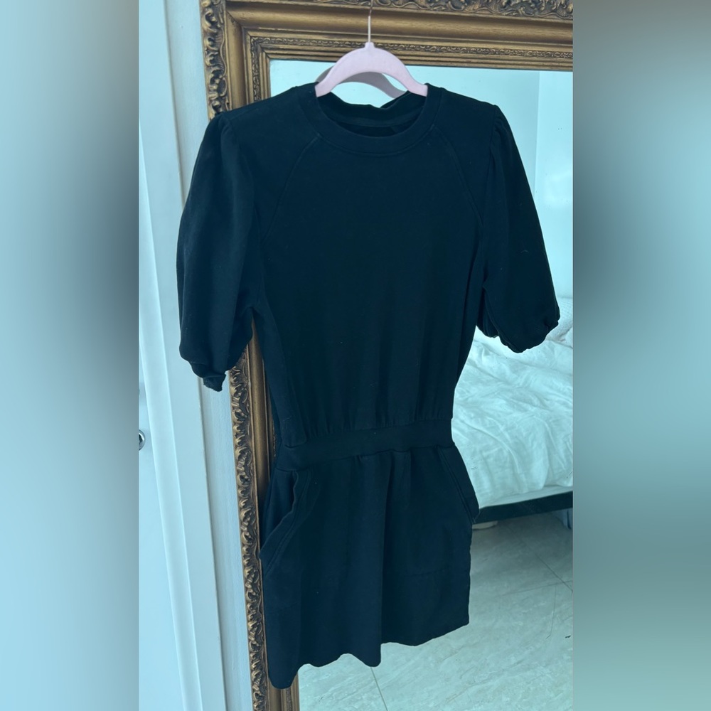 Grey State Little Black Sweatshirt dress: